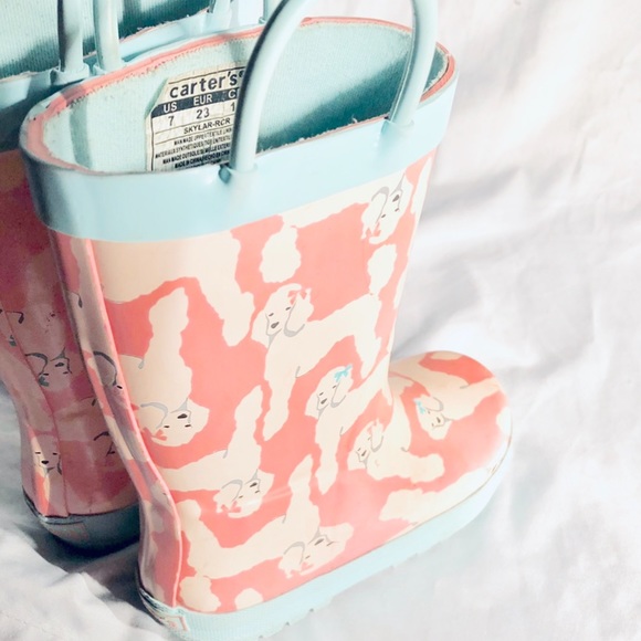 poodle rain boots